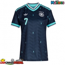 Camisa de Futebol Alemanha Kai Havertz #7 Equipamento Secundário Mulheres Mundo 2026 Manga Curta